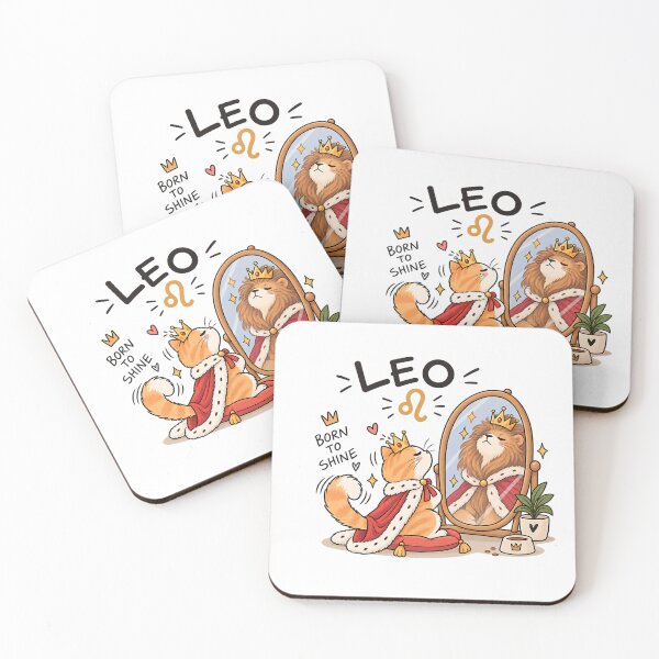 Item preview, Leo Cat – Born to Shine designed and sold by NucciCollective.