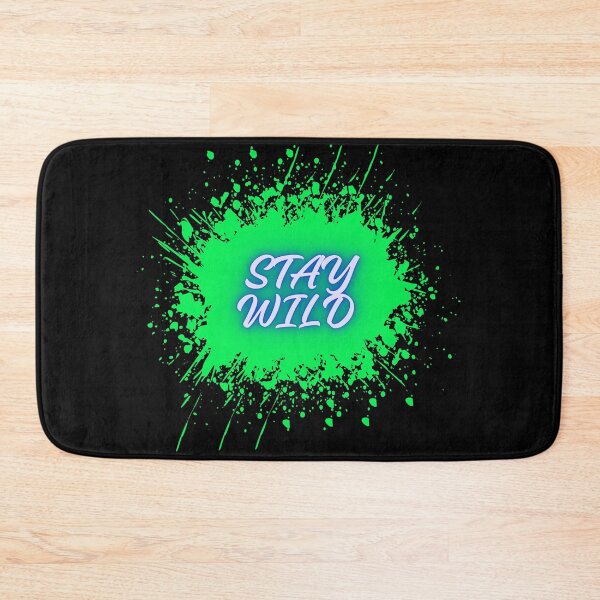 Item preview, Stay Wild – Bold Colorful Paint Splatter Inspirational Design designed and sold by CREATIVE HIVE.