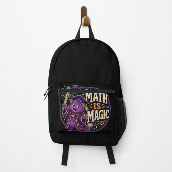 Item preview, Back to school Math Is Magic Witch Cat Funny Math Teacher designed and sold by Uglyandcute.