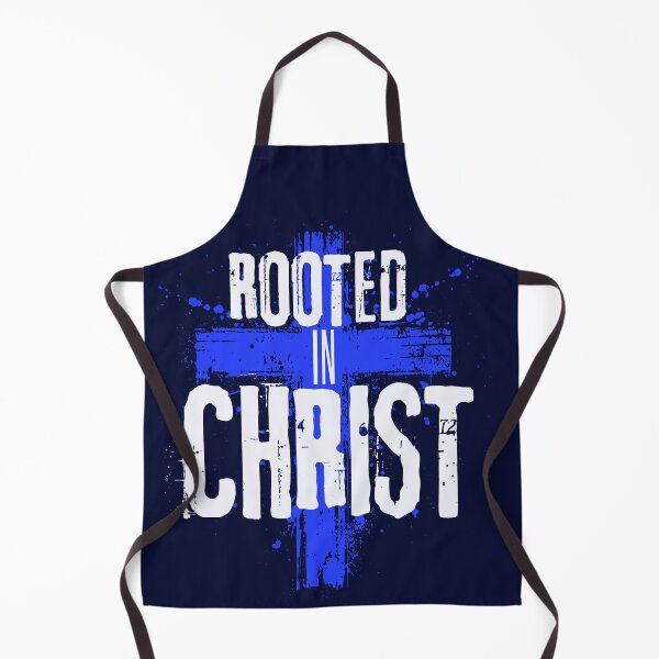 Item preview, Rooted In Christ - Church Bible Verse Quote - Anniversary Gifts For Dad - Navy Blue designed and sold by Doiemacreations.