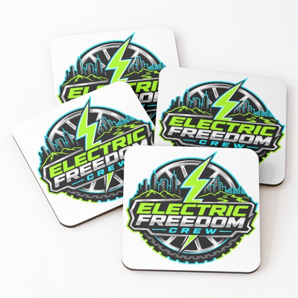 Item preview, Electric Freedom Crew E‑Bike Rider Shirt designed and sold by OMNITeeSigns.