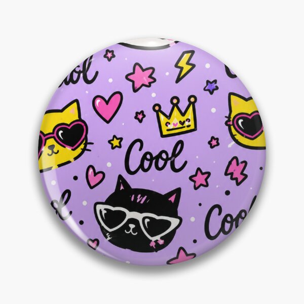 Item preview, Cool Cats Heart Sunglasses Pattern designed and sold by Car23314.