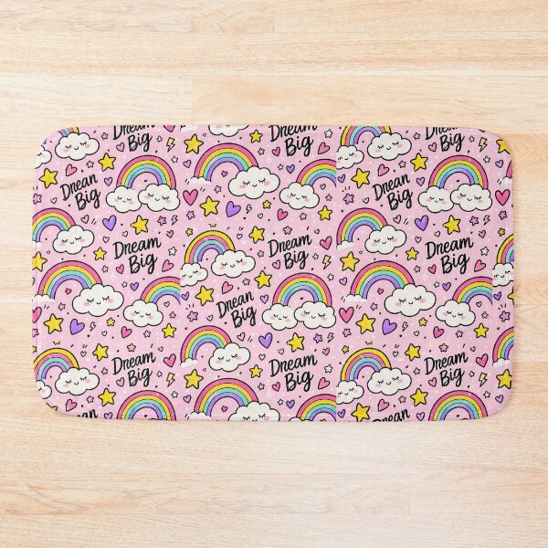 Item preview, Dream Big Rainbow Hearts Pattern designed and sold by Car23314.