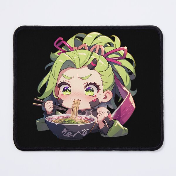 Item preview, Daki Demon Slayer Green Hair Ramen Drama designed and sold by mildaclairmo.