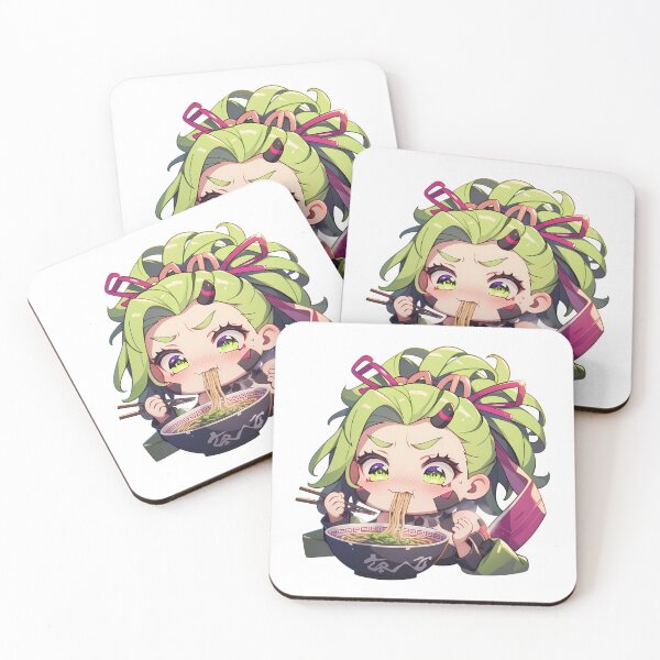 Item preview, Daki Demon Slayer Green Hair Ramen Drama designed and sold by mildaclairmo.