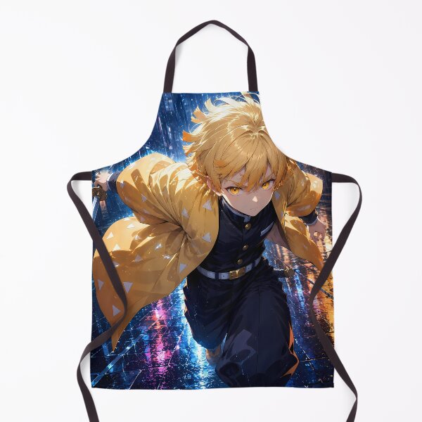 Item preview, Zenitsu Agatsuma Demon Slayer Neon Rain Sprint designed and sold by Dashsopaner.