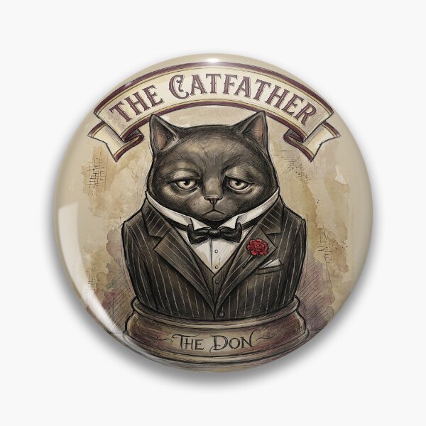 Item preview, The CarFather II for the cat daddy in your life designed and sold by Ginny Luttrell.