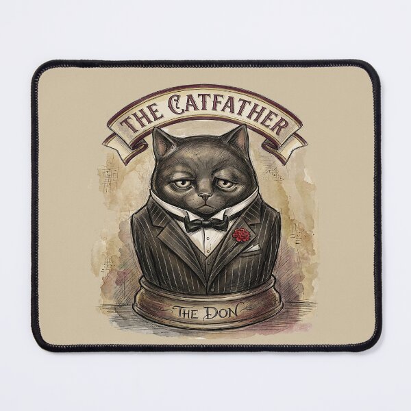 Item preview, The CarFather II for the cat daddy in your life designed and sold by Ginny Luttrell.