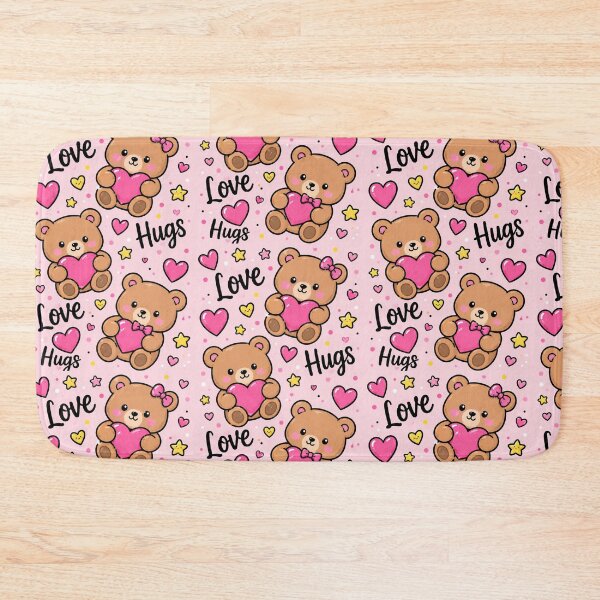 Item preview, Cute Teddy Bear Love Hugs Pattern designed and sold by Car23314.