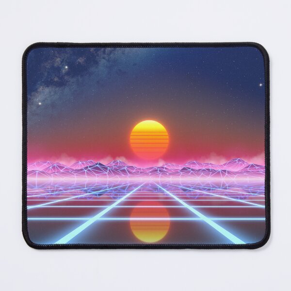Item preview, Synthwave landscape designed and sold by Gaia Dream Creation.