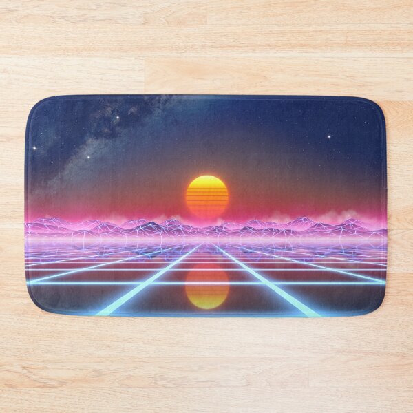 Item preview, Synthwave landscape designed and sold by Gaia Dream Creation.