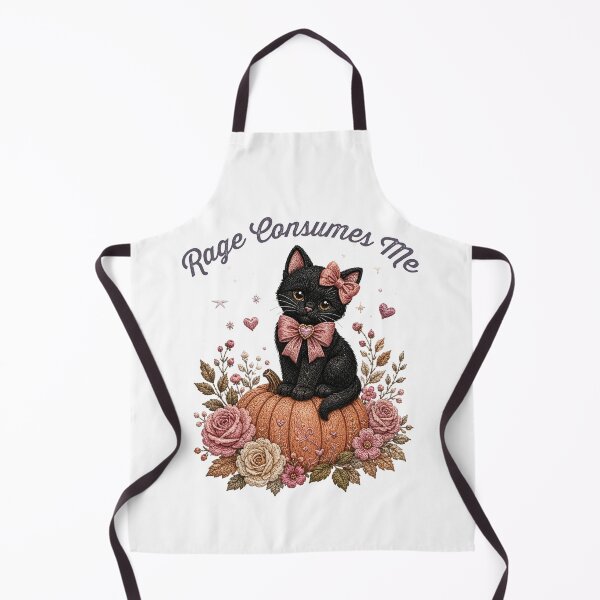 Item preview, Rage Consumes Me Cute Black Kitten designed and sold by aponwao.