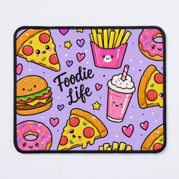 Item preview, Foodie Life Pizza & Burger Pattern designed and sold by Car23314.
