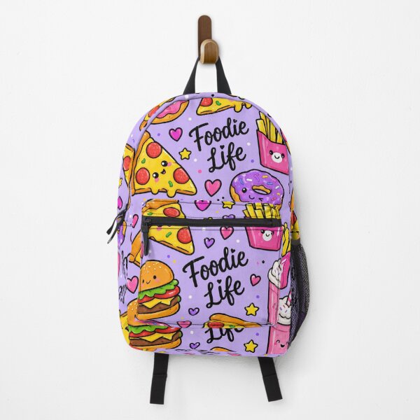 Item preview, Foodie Life Pizza & Burger Pattern designed and sold by Car23314.