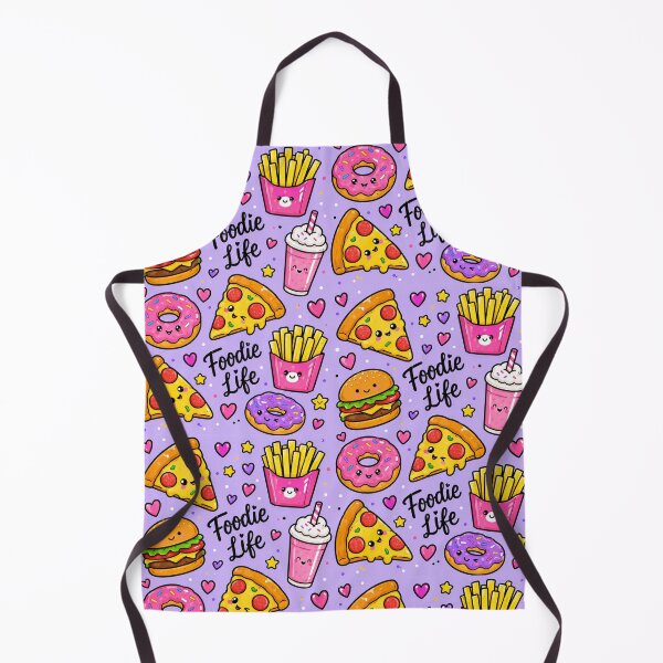 Item preview, Foodie Life Pizza & Burger Pattern designed and sold by Car23314.