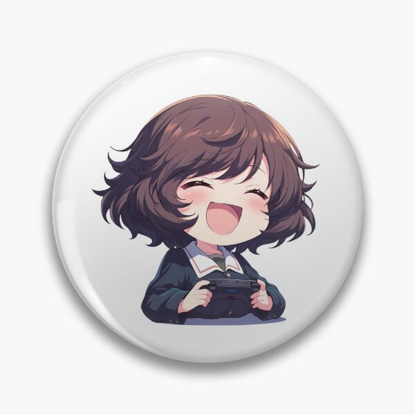 Item preview, Yukari Akiyama Girls und Panzer Happy Chibi Gaming Moment designed and sold by Dashsopaner.