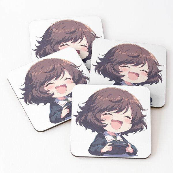 Item preview, Yukari Akiyama Girls und Panzer Happy Chibi Gaming Moment designed and sold by Dashsopaner.