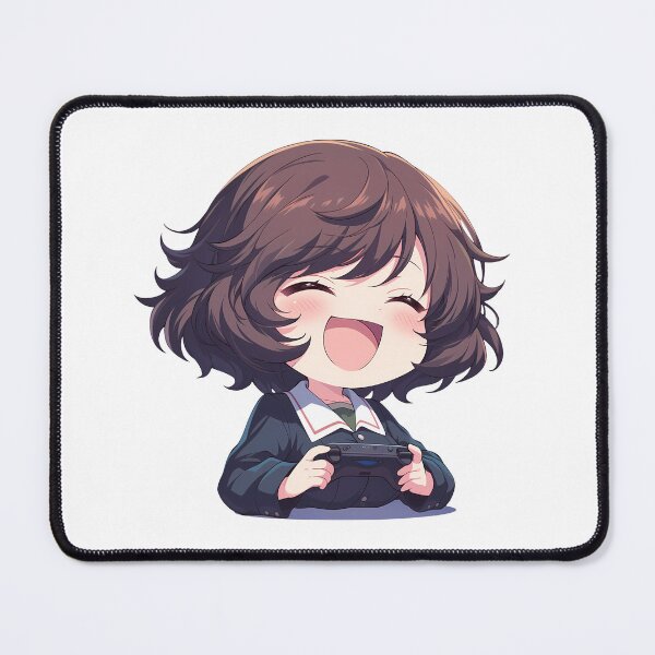 Item preview, Yukari Akiyama Girls und Panzer Happy Chibi Gaming Moment designed and sold by Dashsopaner.