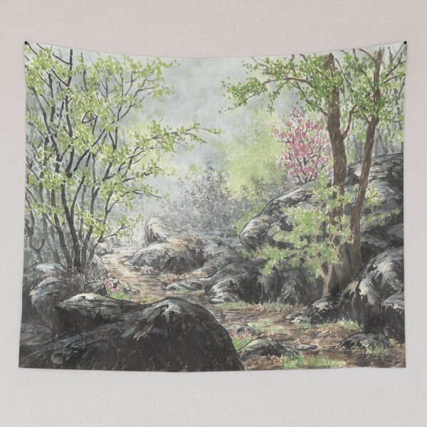 Item preview, May 6th birthday flower Hoary Stock Landscape designed and sold by 366birthflower.
