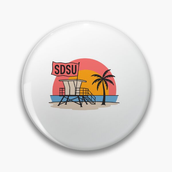 Item preview, SDSU Beach Lifeguard Sunset designed and sold by bluhour.