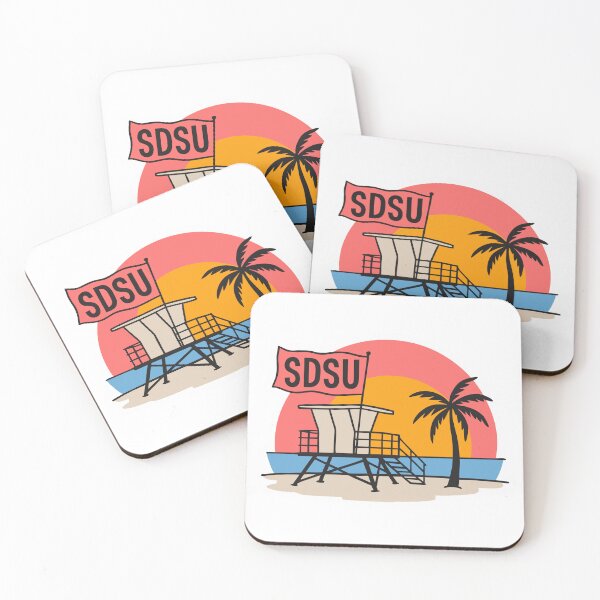 Item preview, SDSU Beach Lifeguard Sunset designed and sold by bluhour.