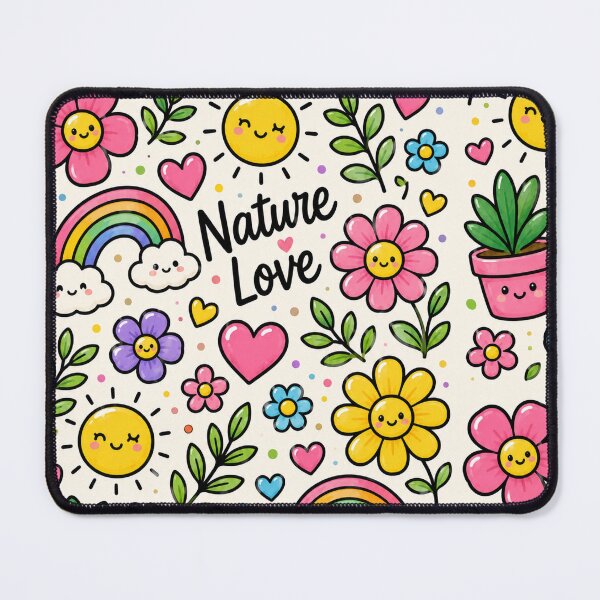 Item preview, Nature Love Flowers & Rainbow Pattern designed and sold by Car23314.