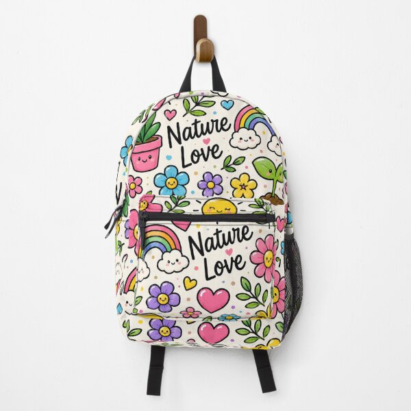 Item preview, Nature Love Flowers & Rainbow Pattern designed and sold by Car23314.