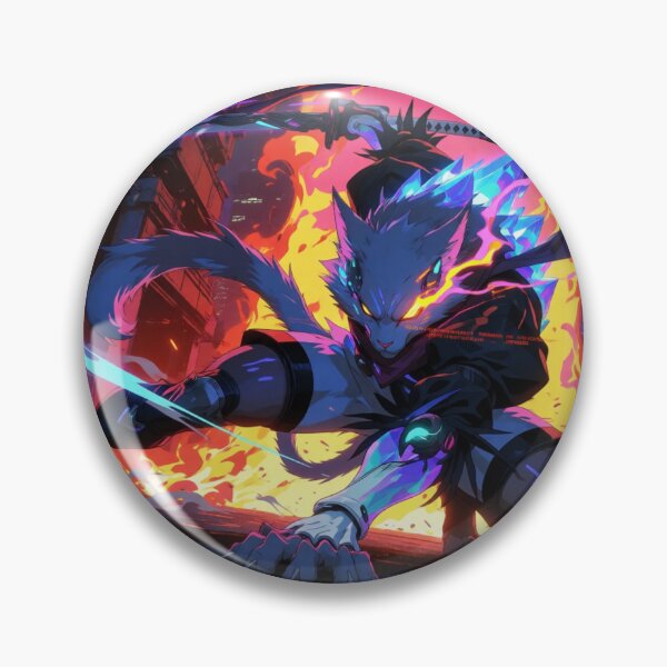 Item preview, Blue Beast Unleashed in Flame and Might (V6) designed and sold by SabaMirzique.