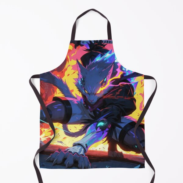 Item preview, Blue Beast Unleashed in Flame and Might (V6) designed and sold by SabaMirzique.