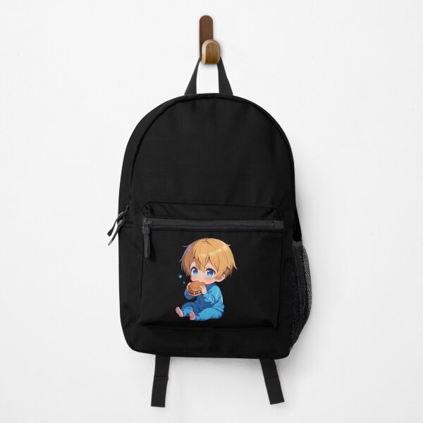 Item preview, Eugeo Sword Art Online Chibi Burger Blue Pajama Bite designed and sold by Dashsopaner.