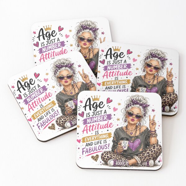 Item preview, Age Is Just A Number Fabulous designed and sold by WhooHoo-Art.
