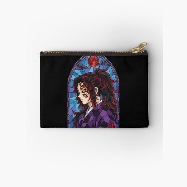 Item preview, Kokushibou Demon Slayer Red Moon Blue Glass Portrait designed and sold by mildaclairmo.