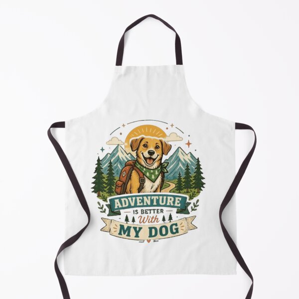 Item preview, Adventure Is Better With My Dog – Outdoor Dog Lover Design designed and sold by Eki Studio - Elegant Dog Lover Gifts.