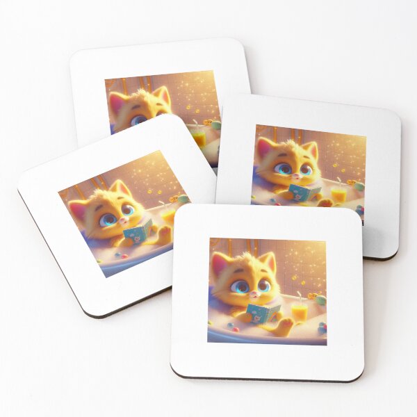Item preview, "Gatito Soñador Kawaii- Baño de Cuentos” designed and sold by yuliettestore.