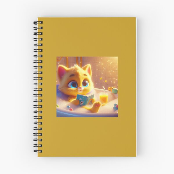 Item preview, "Gatito Soñador Kawaii- Baño de Cuentos” designed and sold by yuliettestore.