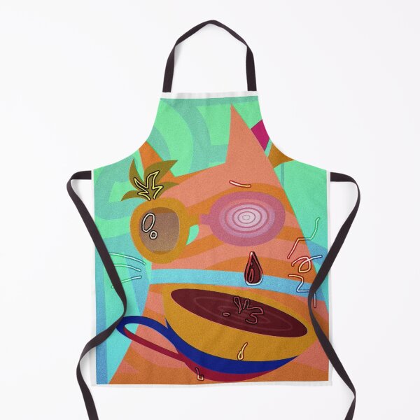 Item preview, Retro Abstract Coffee Cat designed and sold by T9AXER.