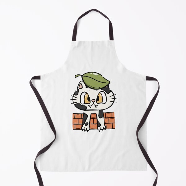 Item preview, cute cat with leaf designed and sold by YQvibe Studio.