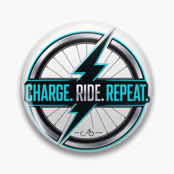 Item preview, Charge Ride Repeat Electric Bike Lifestyle Shirt designed and sold by OMNITeeSigns.