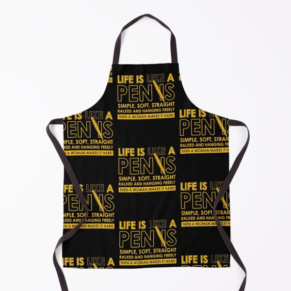 Item preview, Life is like a pen is simple, soft, straight ralxed and hanging freely then a woman makes it hard designed and sold by rachimariposa.