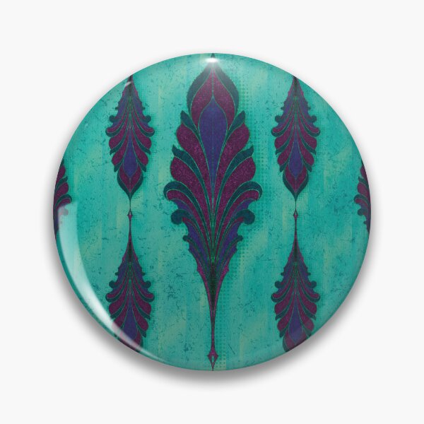 Item preview, Jewel Toned Scalloped Feather  designed and sold by Mx’d Media Art and Design by Henri Hulo.