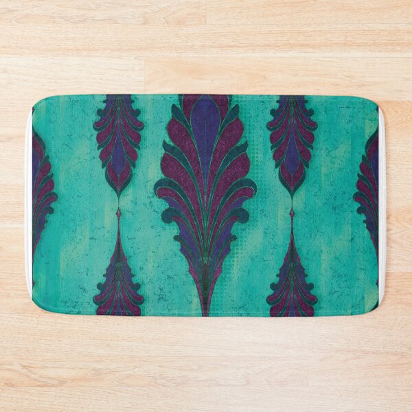 Item preview, Jewel Toned Scalloped Feather  designed and sold by Mx’d Media Art and Design by Henri Hulo.