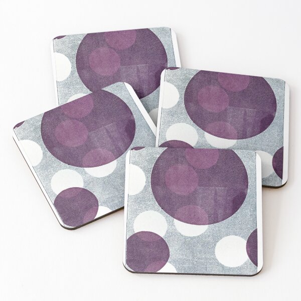 Item preview, Abstract Purple Circles Print designed and sold by artbykaylaa.