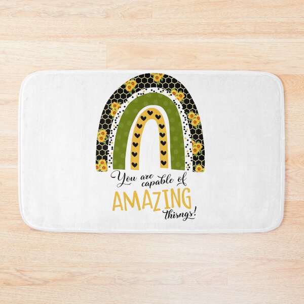Item preview, Bee amazing, you are capable of amazing things.  designed and sold by TimesTwoAngela.