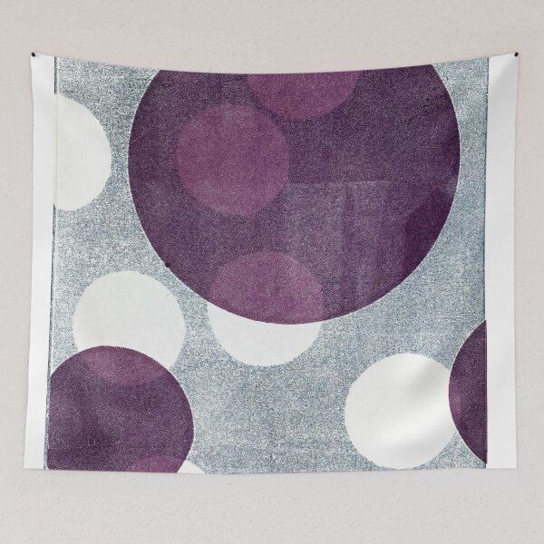 Item preview, Abstract Purple Circles Print designed and sold by artbykaylaa.