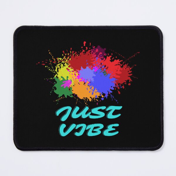 Item preview, Just Vibe – Colorful Positive Paint Splatter Design designed and sold by CREATIVE HIVE.