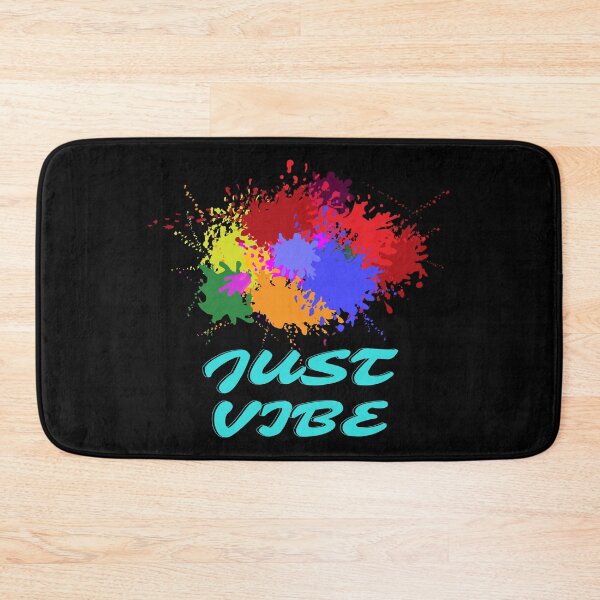 Item preview, Just Vibe – Colorful Positive Paint Splatter Design designed and sold by CREATIVE HIVE.