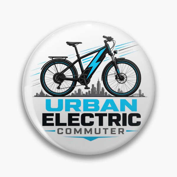 Item preview, Urban Electric Commuter E‑Bike Rider Shirt designed and sold by OMNITeeSigns.