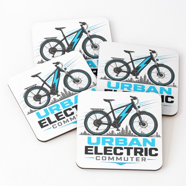 Item preview, Urban Electric Commuter E‑Bike Rider Shirt designed and sold by OMNITeeSigns.