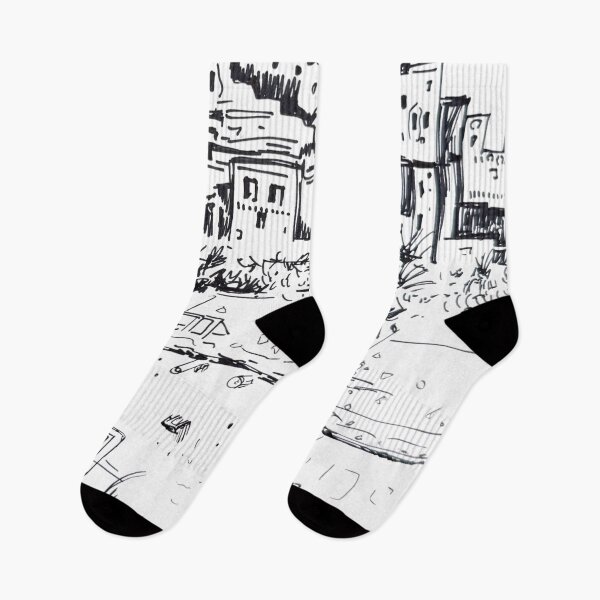 Item preview, Aït Benhaddou, Morocco Ink Drawing designed and sold by artbykaylaa.