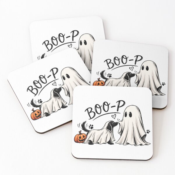Item preview, Boo-P Ghost Dog Halloween Cute Spooky designed and sold by SOFWIN.
